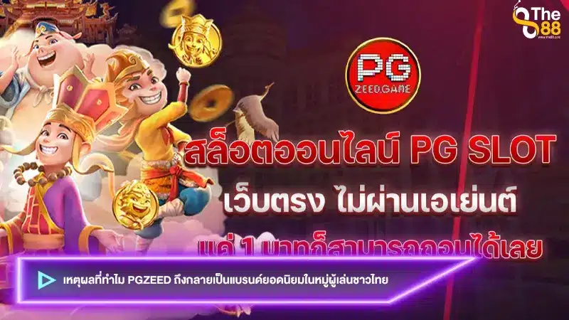 เหตุผลที่ทำไม pgzeed ถึงกลายเป็นแบรนด์ยอดนิยมในหมู่ผู้เล่นชาวไทย